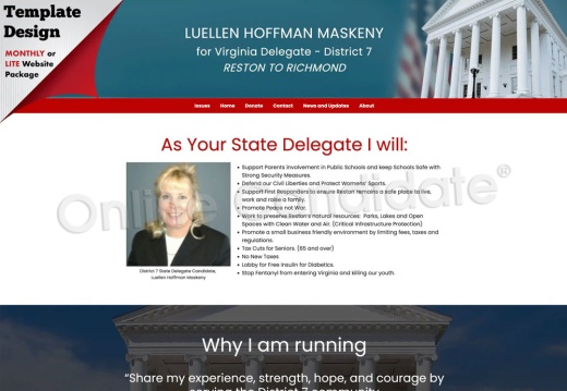 Luellen Hoffman Maskeny for Virginia General Assembly