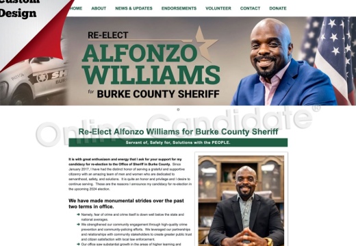 Re Elect Alfonzo Williams for Burke County Sheriff