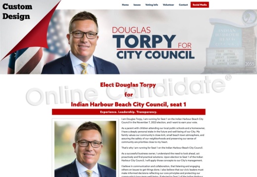 Douglas Torpy for Indian Harbour Beach City Council