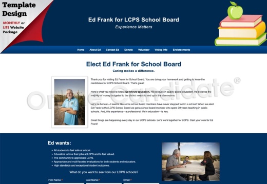 Ed Frank for LCPS School Board