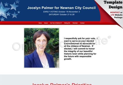 Jocelyn Palmer for Newnan City Council