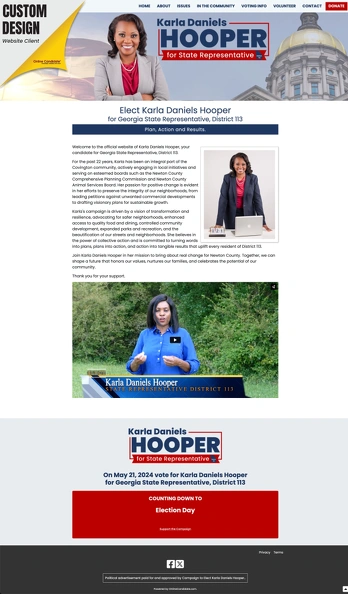 Karla Daniels Hooper for Georgia State Representative, District 113.webp