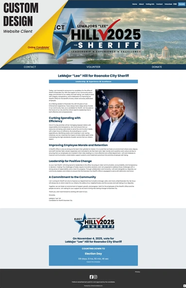 LeMajor “Lee” Hill for Roanoke City Sheriff.webp