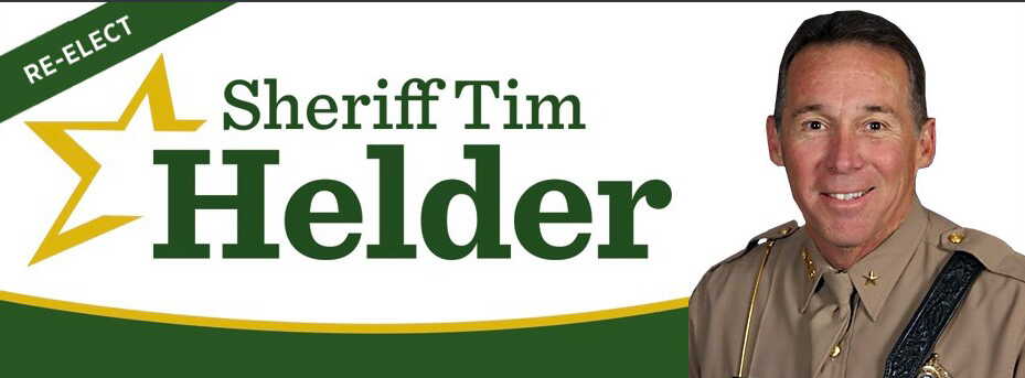 Re Elect Sheriff Tim Helder (21634 visits) Re Elect Sheriff Tim Helder