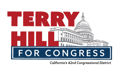 congressional candidate logo with capital building