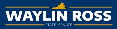 Virginia candidate blue and yellow campaign Logo 