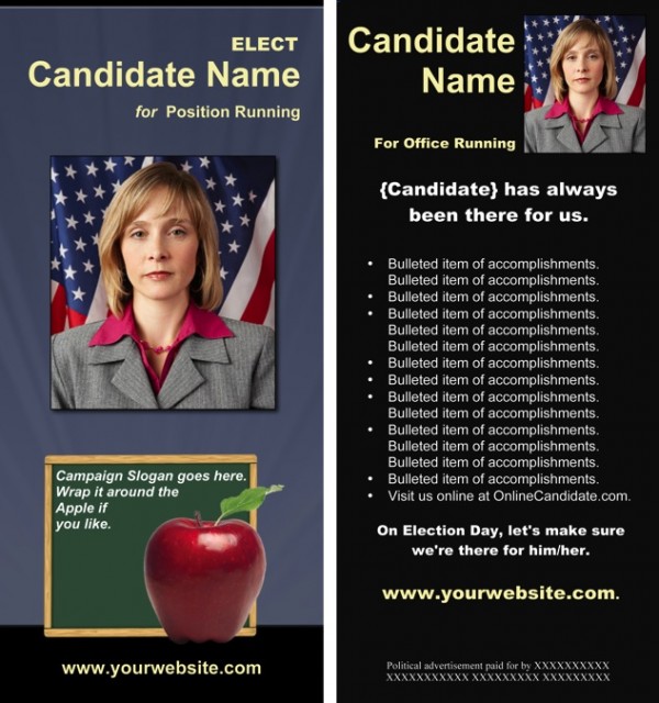 Election Brochure Template