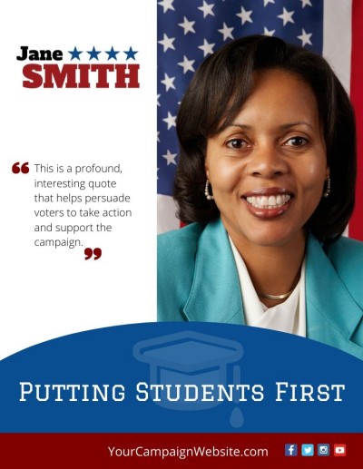 School Election Flyer Template Free